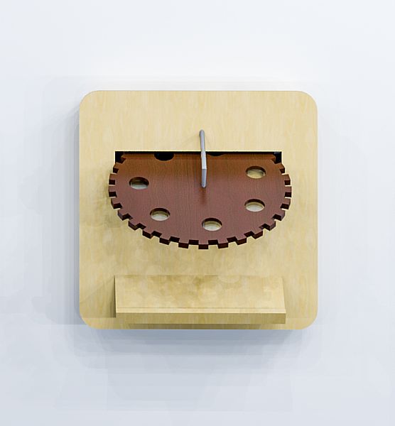 מתקן לקיר "גלגל עדשות"